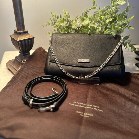 Kate Spade Laurel‎ Way Greer Black Crossbody Bag WKRU6687 - Picture 1 of 11